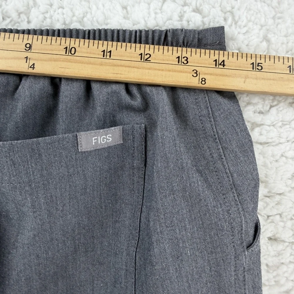 FIGS Technical Collection Pants‎ Womens XS Gray Cargo Scrub Twill Stretch
